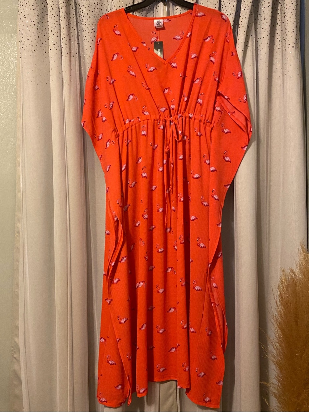 AGNES & DORA NWT SIZE LARGE LONG WOVEN KAFTAN